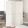 vidaXL 4-częściowy rozdzielacz do pokoju biały z litego Podgląd zdjęcia produktu 2