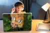 MuchoWow® Laptop Aufkleber Sticker Cover Fuchs - Grün - Produktbild-Vorschau 3