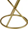 Close-up of the base of a gold metal stool. Produktbild-Vorschau