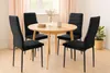 ModernHome LR-1494 Sada 4 ks jídelních židlí VELVET, černá Náhled obrázku produktu 13