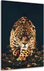 Wandbild Leinwandbild Beautiful Leopard: 100x150x4cm Produktbild-Vorschau 1
