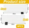 Product size chart showing two white cloths with dimensions labeled. Produktbild-Vorschau