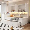 Postel pro mládež Flieks, rozměry 90x200 cm, s pracovním Náhled obrázku produktu 1
