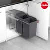 Odpadkový koš Hailo 3650101 TA Swing A Tandem 2x 15 litrů Náhled obrázku produktu 2