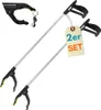 2er Set Greifzange Müllzange Müllgreifer Greifer für Produktbild-Vorschau 1