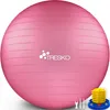TRESKO Gym lopta (ružová, 85 cm) s pumpou Fitness lopta Náhľad obrázku produktu 1