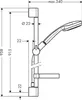 hansgrohe CROMA 100 Vario/Unica`C Set Unica`C Brausenstange Produktbild-Vorschau 6