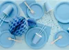 Tischdecke PVC 137x183 cm | Unifarben Farbe: Hellblau Produktbild-Vorschau 2
