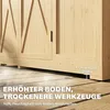 Outsunny Gartenschrank Holz Begehbarer Geräteschuppen mit Produktbild-Vorschau 7