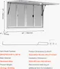 VEVOR Finestra per snack bar (dimensioni di installazione Anteprima dell’immagine prodotto 7