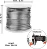 Belle Vous Silberner Aluminium Draht zum Basteln (30m) – Produktbild-Vorschau 9