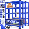 MASKO® Lot de 2 étagères de rangement, étagères pour Voir les images du produit 1