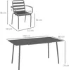 Outsunny Salon de jardin extšŠrieur ensemble salle š€ Voir les images du produit 5