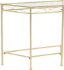 vidaXL Beistelltisch Vintage-Stil Metall 87x34x73 cm Gold - Produktbild-Vorschau 2