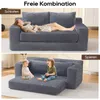 Zweisitzer-Sofa mit Memory-Schaum – kein Aufbau Produktbild-Vorschau 2
