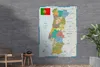 MuchoWow® Zahradní plakáty - Barevná mapa Portugalska - Náhled obrázku produktu 4