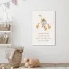 MuchoWow® - Leinwandbilder - Kinder - Gänse - Beige - Zitat Produktbild-Vorschau 5