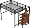 OKWISH Lit Mezzanine 140x200 Cm - Double Avec Échelle Voir les images du produit 6