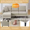 Merax L-Form Ecksofa mit Chaiselongue, 3-Sitzer Sofa mit Produktbild-Vorschau 11