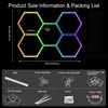 5er-Pack Hexagon LED Deckenleuchte, 200W RGB Dekolicht Produktbild-Vorschau 11