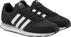 A pair of black Adidas sneakers with white stripes on a white background. Produktbild-Vorschau
