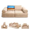 Spielsofa Kinder 11 tlg. modular – Kindersofa in Flanell Produktbild-Vorschau 1