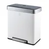SVITA LT2X30 Mülleimer 60l Treteimer 2 Fächer mit Deckel Produktbild-Vorschau 3