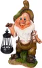 BIRENDY DEKO Gartenzwerg Gartenwichtel LED Gartendeko Produktbild-Vorschau 1