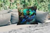 MuchoWow® Outdoor Kissen - Federn - Pfauenfedern - Pfau - Produktbild-Vorschau 2