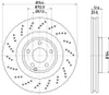 2 Bremsscheiben innenbelüftet Ø 67 mm 32 mm HELLA passend Produktbild-Vorschau 5