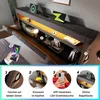 okwish Polsterbett mit Bettkasten 140x200 Bettgestell mit Produktbild-Vorschau 4