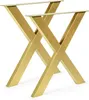 Magnetic Mobel Tischkufen X-Form Tischgestell Tischbeine Produktbild-Vorschau 2
