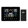 LCD Funk-Wetterstation mit Außensenor, Großes Touchscreen Produktbild-Vorschau 1
