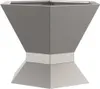 vidaXL Focolare marrone 50 x 50 x 40 cm Acciaio resistente Anteprima dell’immagine prodotto 5