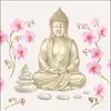 20 Servietten Buddha - Vollkommene Entspannung 33x33cm Produktbild-Vorschau 2
