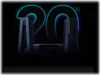 A futuristic-looking router is displayed against a dark background with a large, glowing '20%' graphic behind it. Podgląd zdjęcia produktu