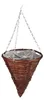 Relaxdays Blumenampel, 3er Set, Weide Korbgeflecht, Produktbild-Vorschau 10