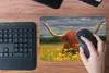 MuchoWow® Mauspad Mousepad Schottischer Highlander - Tiere Produktbild-Vorschau 4
