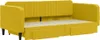 vidaXL Tagesbett Ausziehbar mit Schubladen Gelb 100x200 cm Produktbild-Vorschau 3