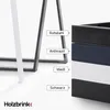 HOLZBRINK Tischbeine Trapez für Esstisch / Schreibtisch, Produktbild-Vorschau 5