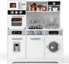 A white toy kitchen playset with various appliances and accessories. Náhled obrázku produktu