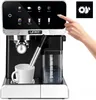 A close-up shot of a Yoer automatic coffee machine with a hand touching the screen. Produktbild-Vorschau