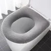 3 Stück Dicker Badezimmer Weiche WC Sitzbezug Pad WC Produktbild-Vorschau 2