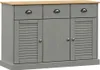 vidaXL Příborník se zásuvkami VIGO 113x40x75 cm borovicový Náhled obrázku produktu 2