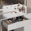 Schminktisch Livinity Imola Weiß mit LED-Spiegel und Produktbild-Vorschau 6