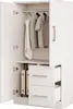 Armoire à 2 portes et 2 tiroirs 70 x 135 x 40 cm Armoire Voir les images du produit 5