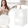 Scrivania Merax, finitura lucida con illuminazione a LED, Anteprima dell’immagine prodotto 7