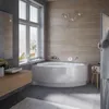 BADLAND Eckbadewanne Badewanne Marea RECHTS 160x100 mit Produktbild-Vorschau 7