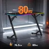Sense7 VOLT RGB, scrivania da gaming, 120x60 cm, nera, con Anteprima dell’immagine prodotto 7