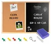 Creative Home 60 x 40 cm (+-3 cm) Tabuľa 2 v 1 korková a Náhľad obrázku produktu 1